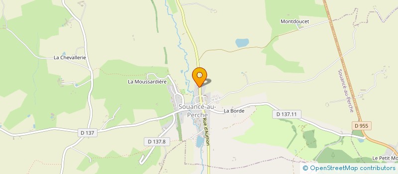 localisation de l'entreprise MONSIEUR JACKY DHUIT à SOUANCE-AU-PERCHE