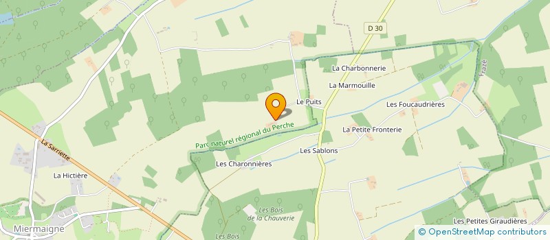 localisation de l'entreprise MONSIEUR JACKY DORMEAU à MIERMAIGNE