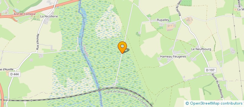 localisation de l'entreprise MONSIEUR JACKY DOS-ANJOS  ISIGNY-SUR-MER