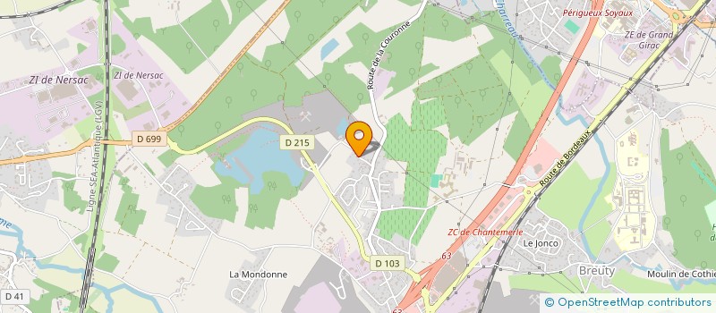 localisation de l'entreprise MONSIEUR JACKY DROUET à LA COURONNE