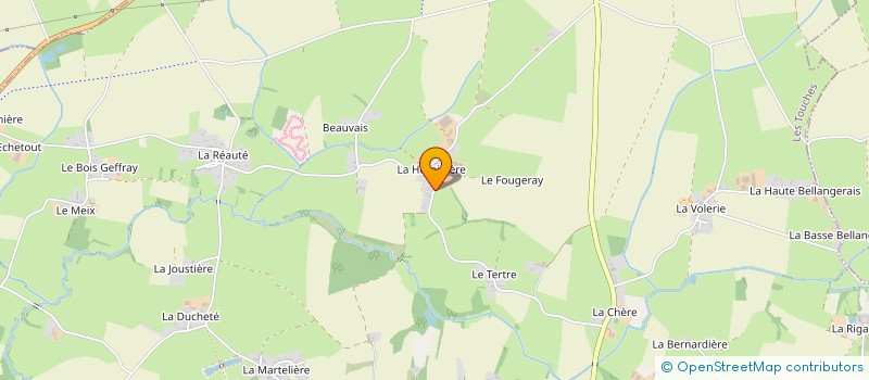 localisation de l'entreprise MONSIEUR JACKY DUGAST  LES TOUCHES