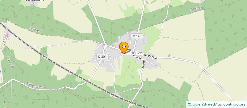 localisation de l'entreprise MONSIEUR JACKY ERGO  VILLECHETIVE