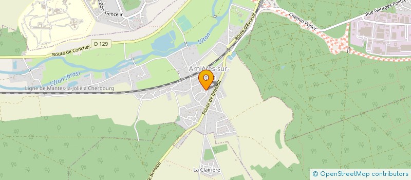 localisation de l'entreprise MONSIEUR JACKY ERISAY à ARNIERES-SUR-ITON