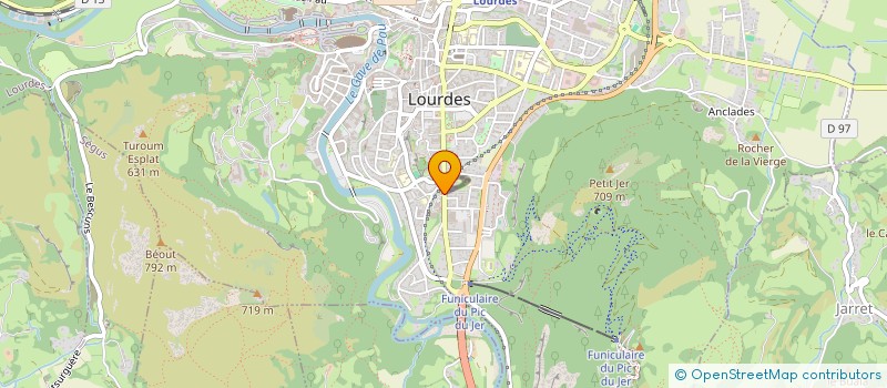 localisation de l'entreprise MONSIEUR JACKY FAREOU  LOURDES