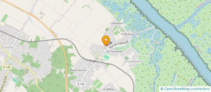 localisation de l'entreprise MONSIEUR JACKY FARINE  CHAILLEVETTE