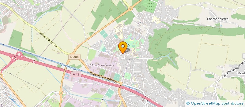localisation de l'entreprise MONSIEUR JACKY FAURE à BOURGOIN-JALLIEU