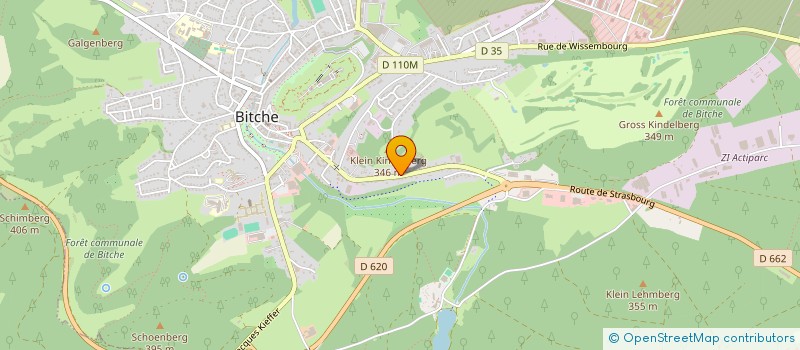 localisation de l'entreprise MONSIEUR JACKY FAUSTER  BITCHE