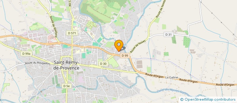 localisation de l'entreprise MONSIEUR JACKY FERAUD  SAINT-REMY-DE-PROVENCE