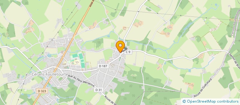 localisation de l'entreprise MONSIEUR JACKY FEUVRIER à CERANS-FOULLETOURTE