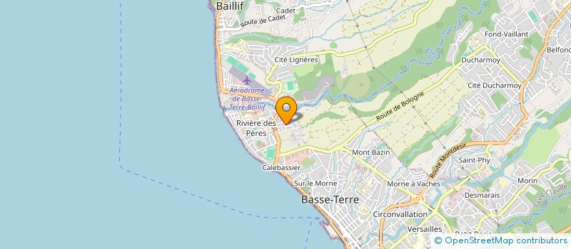 localisation de l'entreprise MONSIEUR JACKY FOUCAN à BASSE-TERRE