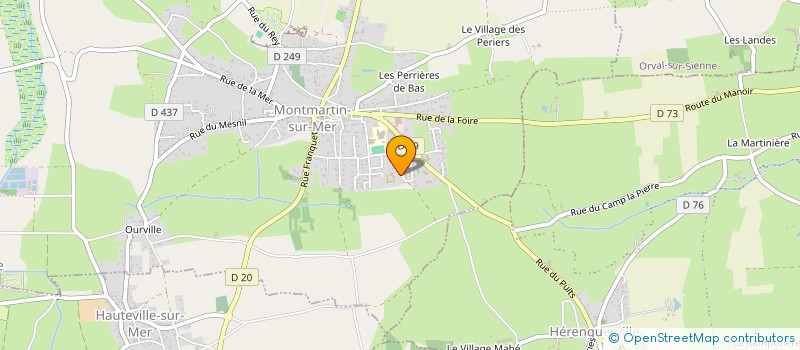 localisation de l'entreprise MONSIEUR JACKY FRANCOISE  MONTMARTIN-SUR-MER