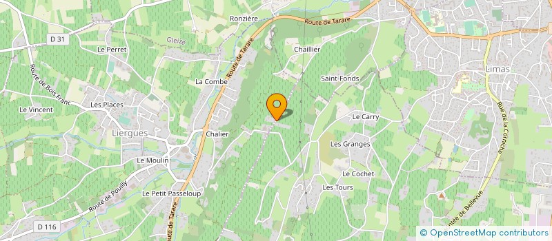 localisation de l'entreprise MONSIEUR JACKY FRETISSE  PORTE DES PIERRES DOREES