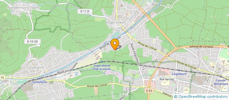 localisation de l'entreprise MONSIEUR JACKY FROMM  INGERSHEIM