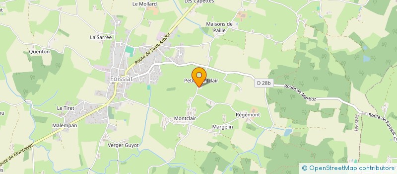 localisation de l'entreprise MONSIEUR JACKY FROMONT à FOISSIAT