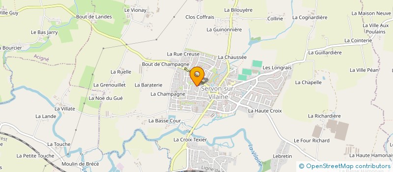 localisation de l'entreprise MONSIEUR JACKY GAIFFE  SERVON-SUR-VILAINE