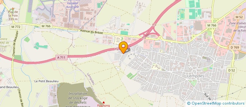 localisation de l'entreprise MONSIEUR JACKY GALLIEN  LEMPDES