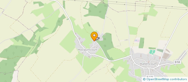 localisation de l'entreprise MONSIEUR JACKY GAMBIER  HALLENCOURT