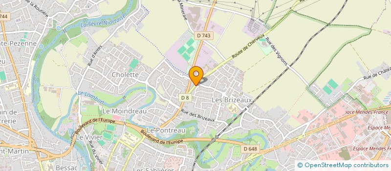 localisation de l'entreprise MONSIEUR JACKY GANDREUIL  NIORT