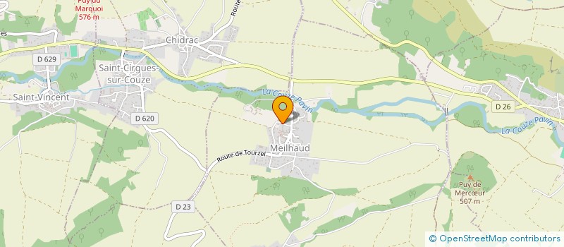 localisation de l'entreprise MONSIEUR JACKY GARGOWITCH  MEILHAUD