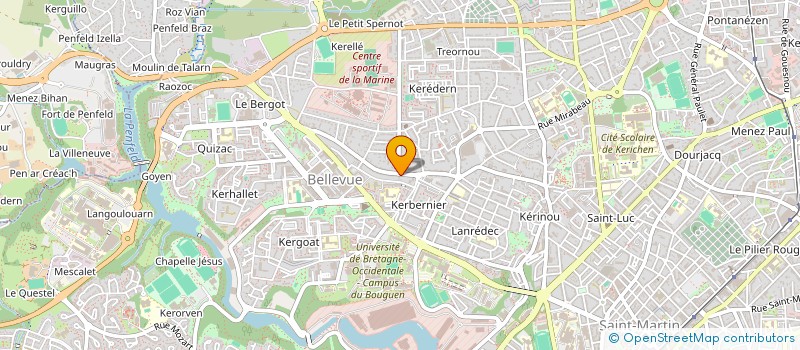 localisation de l'entreprise MONSIEUR JACKY GASSERT  BREST