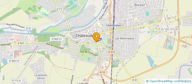 localisation de l'entreprise MONSIEUR JACKY GAUTHIER à CHATEAUDUN