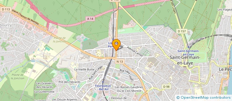 localisation de l'entreprise MONSIEUR JACKY GAUTHIER à SAINT-GERMAIN-EN-LAYE
