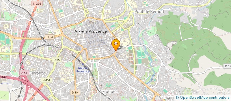 localisation de l'entreprise MONSIEUR JACKY GERARD à AIX-EN-PROVENCE