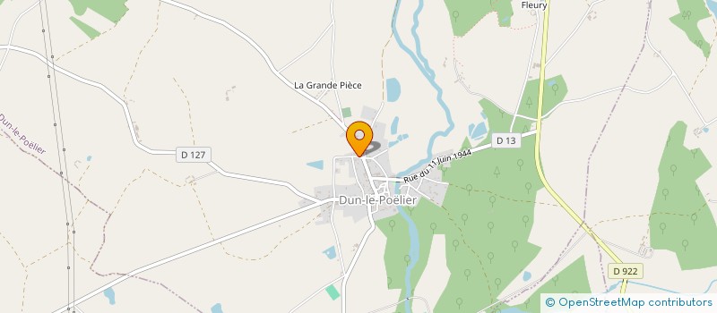 localisation de l'entreprise MONSIEUR JACKY GIBAULT à DUN-LE-POELIER