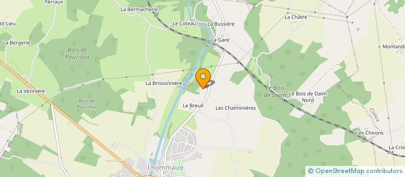 localisation de l'entreprise MONSIEUR JACKY GIRAUD à LHOMMAIZE