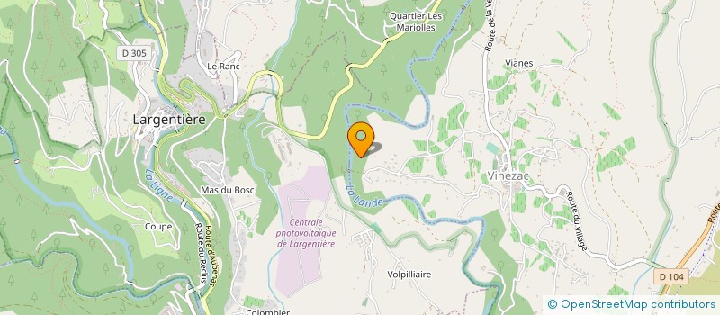 localisation de l'entreprise MONSIEUR JACKY GIRAUD  CHAZEAUX