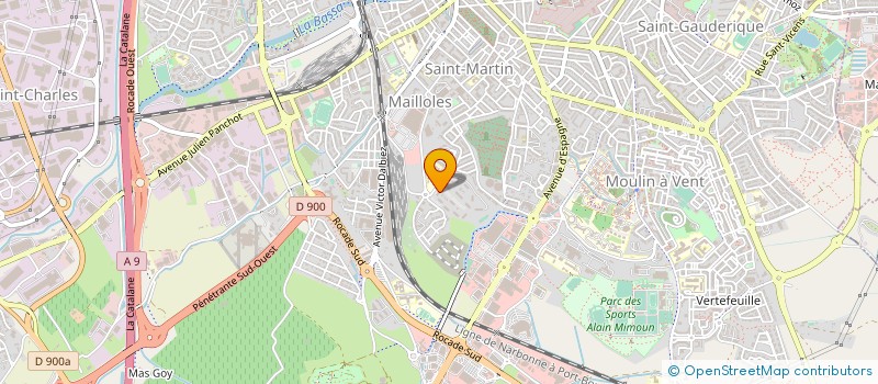 localisation de l'entreprise MONSIEUR JACKY GIRON  PERPIGNAN