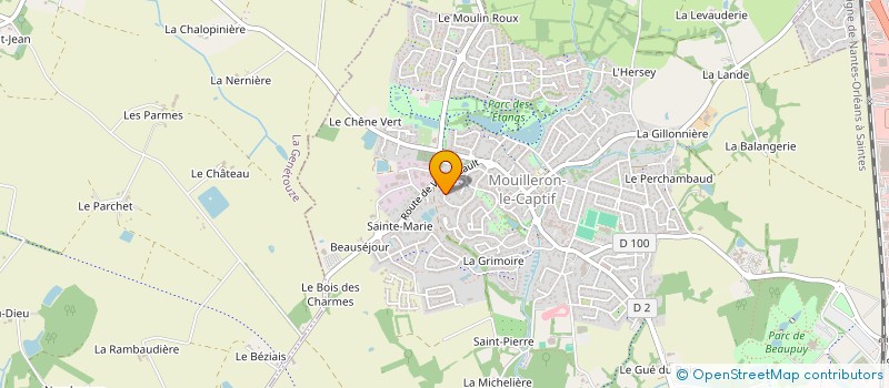 localisation de l'entreprise MONSIEUR JACKY GODARD  MOUILLERON-LE-CAPTIF