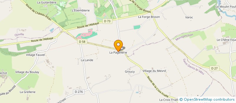 localisation de l'entreprise MONSIEUR JACKY GOGAIN  SAINT-DENIS-LE-VETU