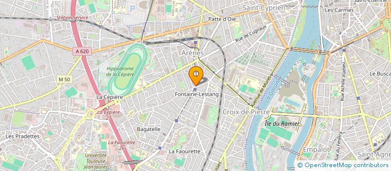 localisation de l'entreprise MONSIEUR JACKY GONSARD à TOULOUSE