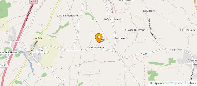 localisation de l'entreprise MONSIEUR JACKY GORON à VILLEDIEU-LES-POELES-ROUFFIGNY