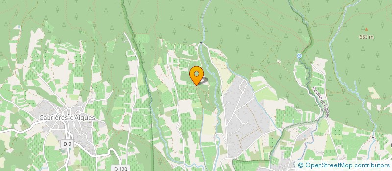 localisation de l'entreprise MONSIEUR JACKY GOUIRAUD  LA MOTTE D AIGUES