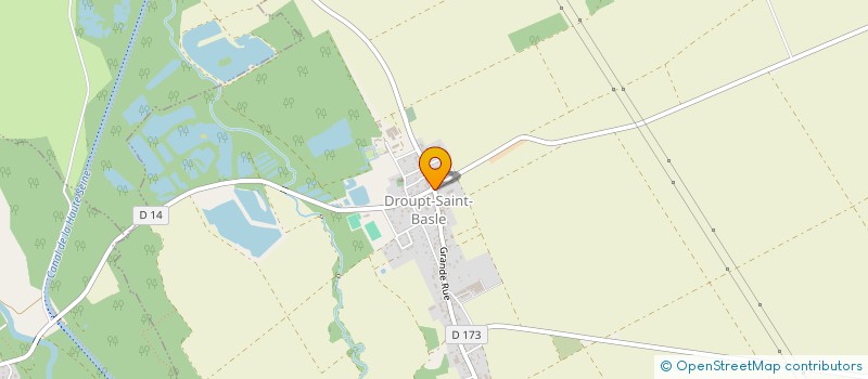 localisation de l'entreprise MONSIEUR JACKY GOUZIEN  DROUPT-SAINT-BASLE