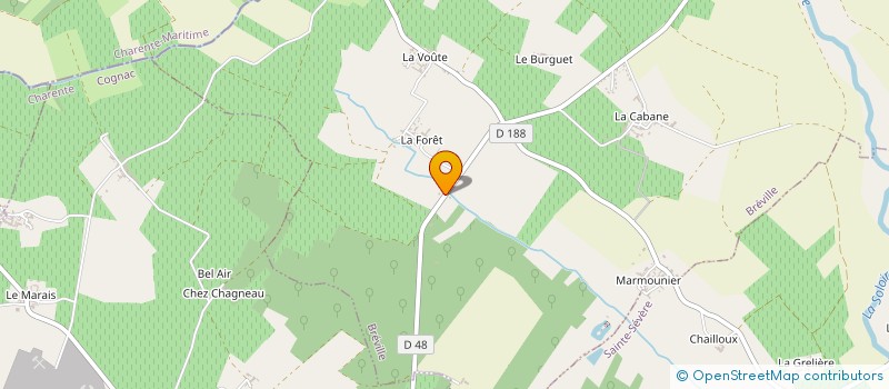 localisation de l'entreprise MONSIEUR JACKY GRANET  VAL-DE-COGNAC