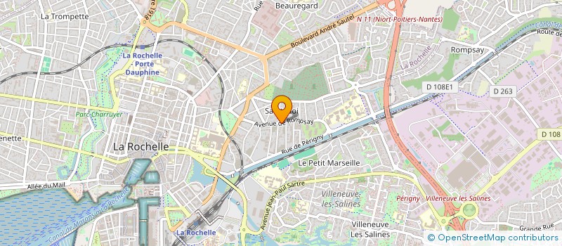 localisation de l'entreprise MONSIEUR JACKY GRANGE  LA ROCHELLE