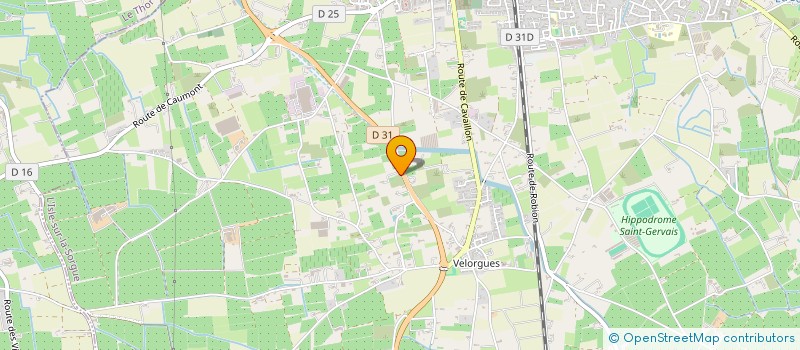 localisation de l'entreprise MONSIEUR JACKY GRANIER  L ISLE SUR LA SORGUE