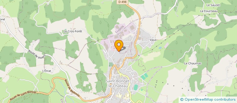 localisation de l'entreprise MONSIEUR JACKY GRANT  SAINT-BONNET-LE-CHATEAU