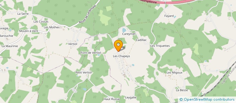 localisation de l'entreprise MONSIEUR JACKY GREMAUD  BASSILLAC ET AUBEROCHE