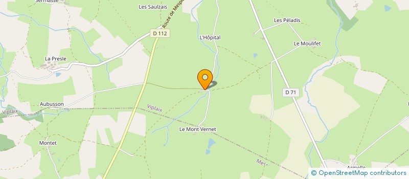 localisation de l'entreprise MONSIEUR JACKY GRENETIER  VIPLAIX