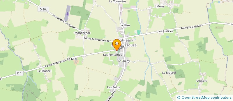 localisation de l'entreprise MONSIEUR JACKY GRENIER  SAINT-JEAN-SUR-REYSSOUZE