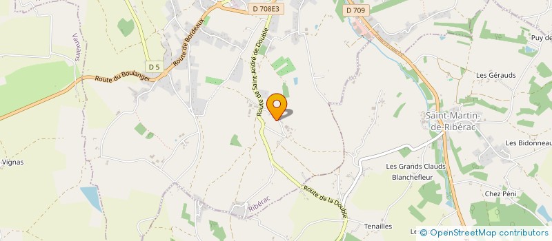 localisation de l'entreprise MONSIEUR JACKY GRIVET  RIBERAC