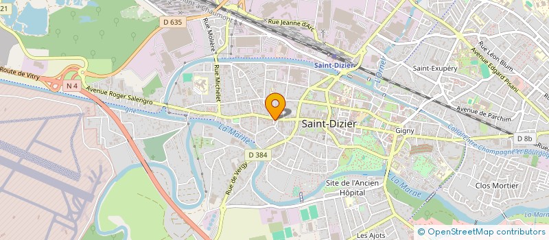 localisation de l'entreprise MONSIEUR JACKY GUENARD à SAINT-DIZIER