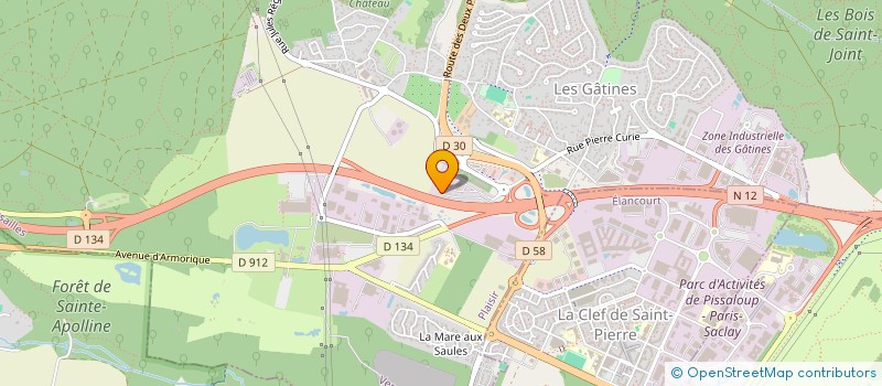 localisation de l'entreprise MONSIEUR JACKY GUERDENER à PLAISIR