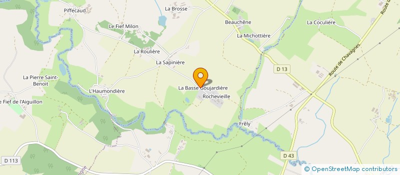 localisation de l'entreprise MONSIEUR JACKY GUILBAUD à LE BOUPERE