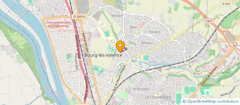 localisation de l'entreprise MONSIEUR JACKY GUILLAUME à BOURG-LES-VALENCE