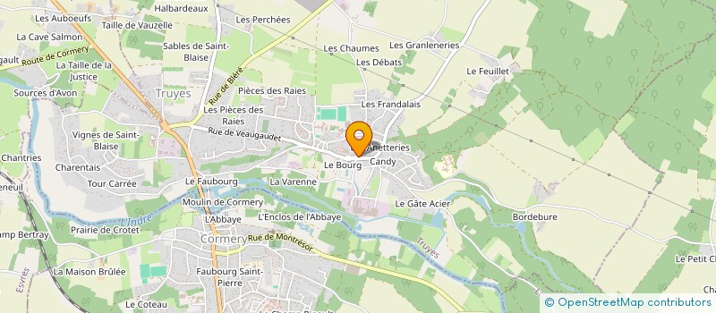 localisation de l'entreprise MONSIEUR JACKY GUILLEMIN à SAINT-BRANCHS
